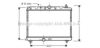 AVA QUALITY COOLING AU2121 Radiator, engine cooling